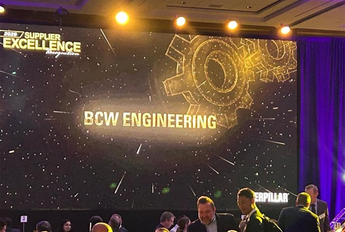 BCW Engineering Awarded Caterpillar Supplier Excellence Certification